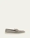 Prada Saint Tropez Suede Loafers