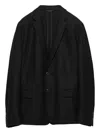Prada Sakko Mit Fallendem Revers In Black