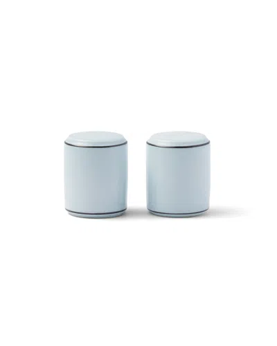 Prada Salz- Und Pfefferset Aus Porzellan – Celadon In Celadon Light Blue