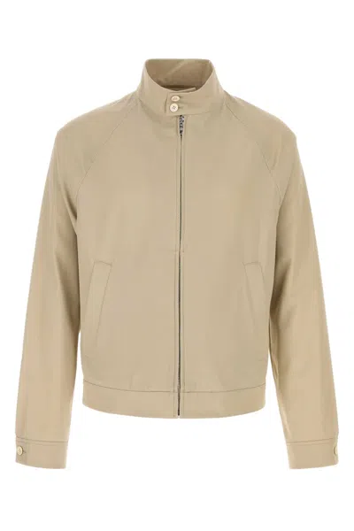 Prada Sand Cotton Jacket In Purple