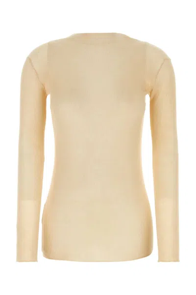 PRADA PRADA SAND COTTON SWEATER