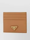 Prada Sand Leather Card Holder