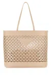 Prada Sand Leather Shopping Bag