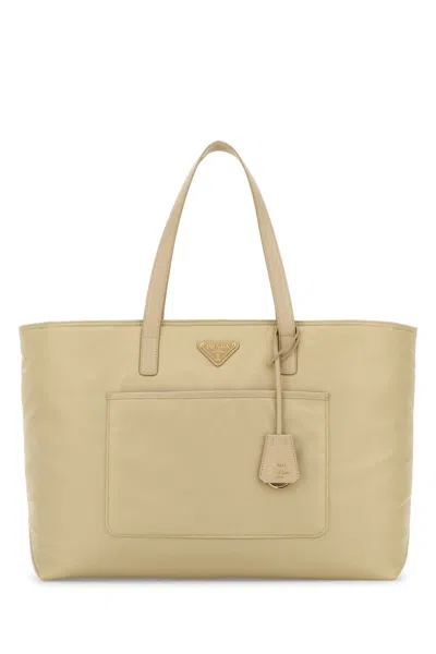 Prada Sand Re-nylon Large Re-edition 1978 Shopping Bag