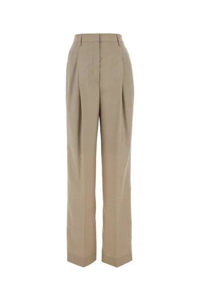 Prada Sand Wool Blend Pant
