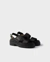 Prada Black Rubber Sandals