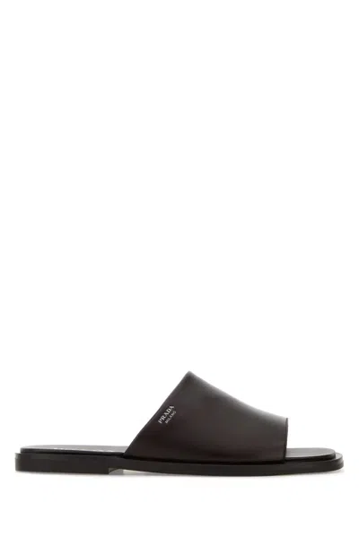 Prada Sandali In Brown