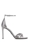 Prada Sandali Heel Sandal In Silver