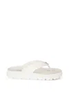 Prada Rubber Flip-flops In White