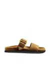 Prada Enamel Triangle-logo Slides