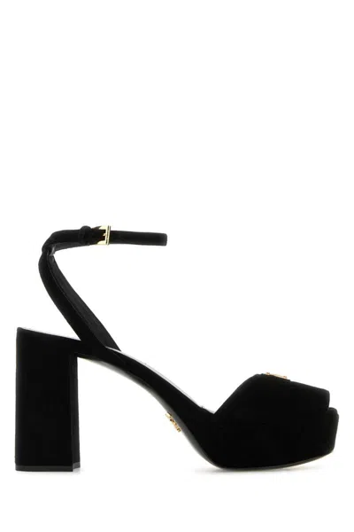 Prada Sandals In Black