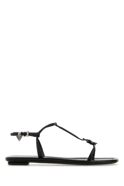 Prada Sandals In Black