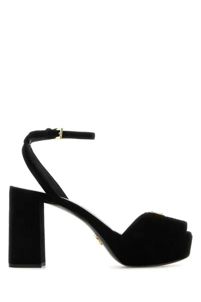 Prada Sandals In Black