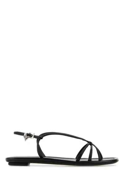 Prada Sandals In Black
