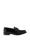 Prada 20mm Brushed-leather Band Loafers In Black
