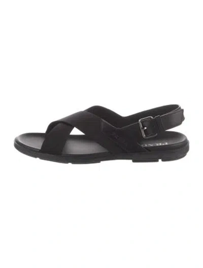 Pre-owned Prada Sandals In Black