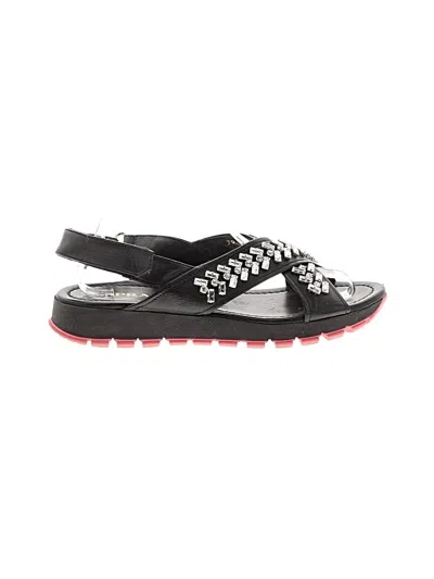 Pre-owned Prada Sandals In Black