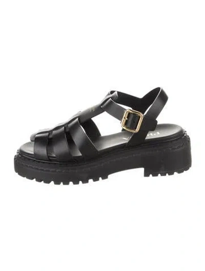 Pre-owned Prada Sandals In Black