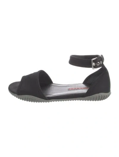 Pre-owned Prada Sandals In Black
