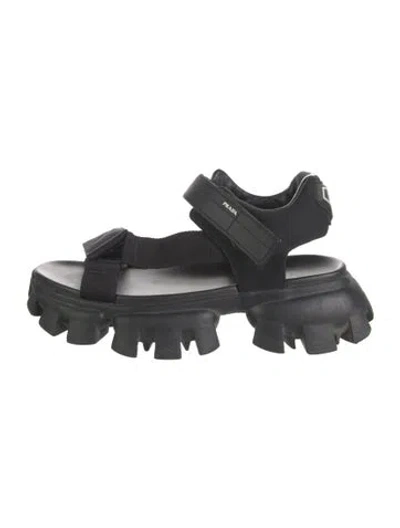 Pre-owned Prada Sandals In Black