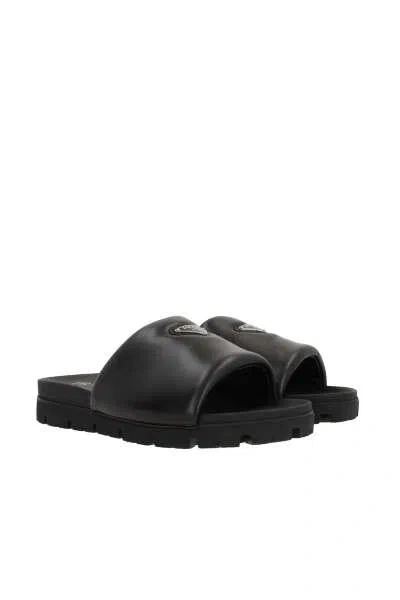 Prada Sandals In Black