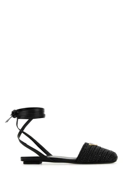 Prada Sandals-36 Nd  Female In Black