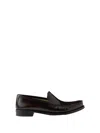 Prada Refined Brown Calf Leather Sandals