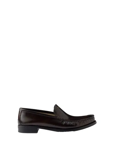 Prada Refined Brown Calf Leather Sandals