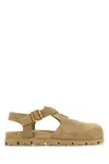 Prada Beige Suede Fussbett