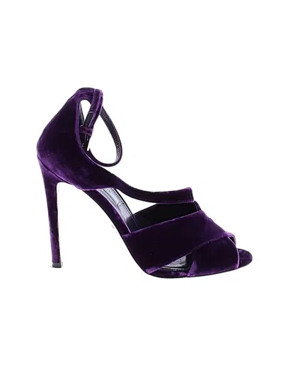 Pre-owned Prada Sandals In Purple