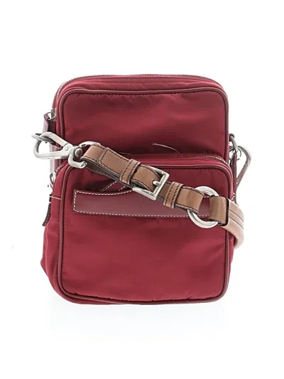 Pre-owned Prada Satchel In Red