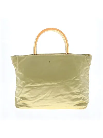 Pre-owned Prada Satchel In Yellow