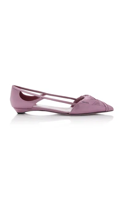 PRADA SATIN BALLET FLATS