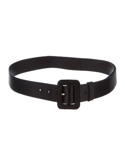 Pre-owned Prada Satin Belt In Black