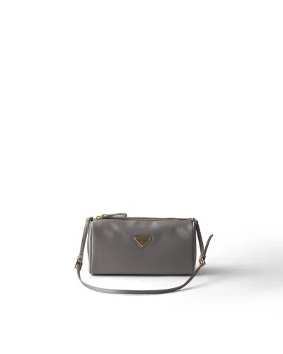 Prada Mini Bag Aus Satin In Brown