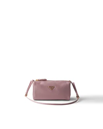 Prada Mini Bag Aus Satin In Pink