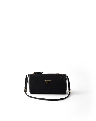 Prada Mini Bag Aus Satin In Black