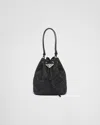 Prada Satin Mini-bag With Crystals In Black