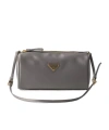 Prada Satin Mini-bag In Gray