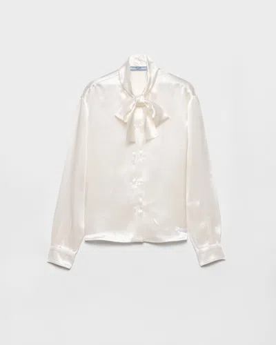 PRADA HEMD AUS SATIN