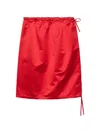 Prada A-line Skirt In Red