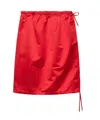 Prada A-line Skirt In Red