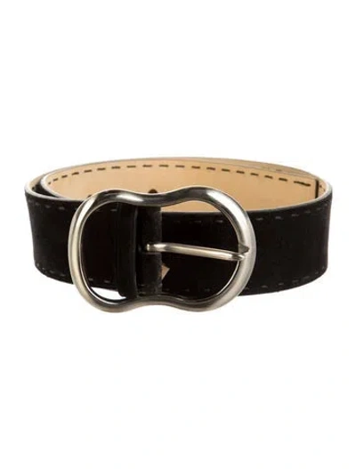 Pre-owned Prada Scamosciato Suede Belt In Multi