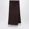 Prada Scarf In Silk And In Burgundy