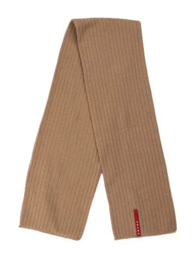 Pre-owned Prada Scarf In Neutral