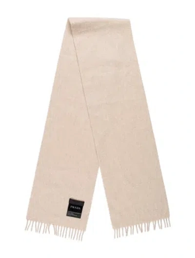 Pre-owned Prada Scarf In Neutrals