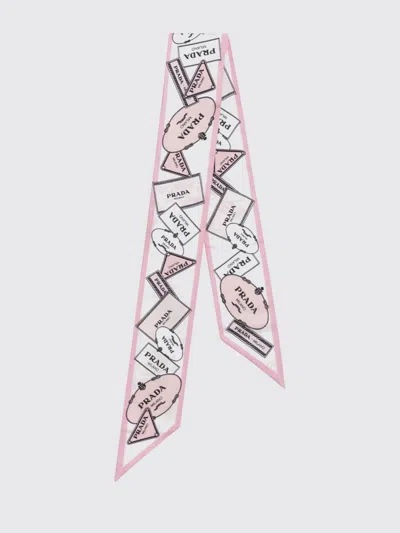 Prada Scarf Woman  In Pink