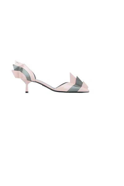 Prada Scarpe Con Tacco In Gray