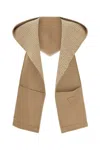 Prada Women's Wool Scarf In Brown