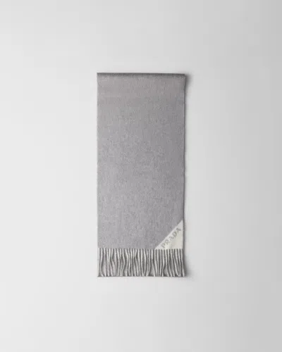 PRADA DOUBLE CASHMERE SCARF